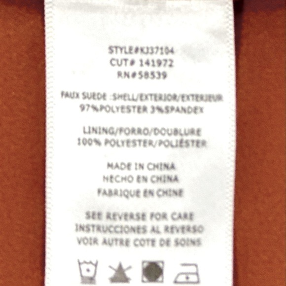 Kut from the Kloth Draped Moto Jacket Size Small  In Whiskey - Picture 11 of 11